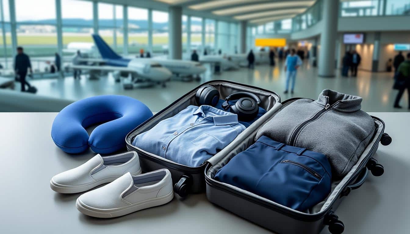 découvrez nos conseils pratiques pour choisir des vêtements adaptés aux voyages en avion. optez pour le confort, l'aisance et le style, tout en tenant compte des variations climatiques et des règles de sécurité. préparez-vous à voyager avec élégance et sérénité.