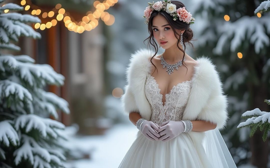Comment accessoiriser une tenue de mariage d’hiver ?