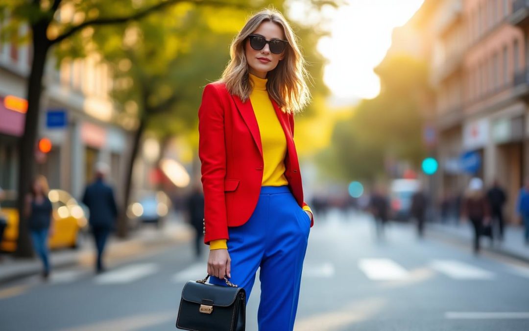 Comment associer des vêtements de couleurs vives sans trop en faire ?