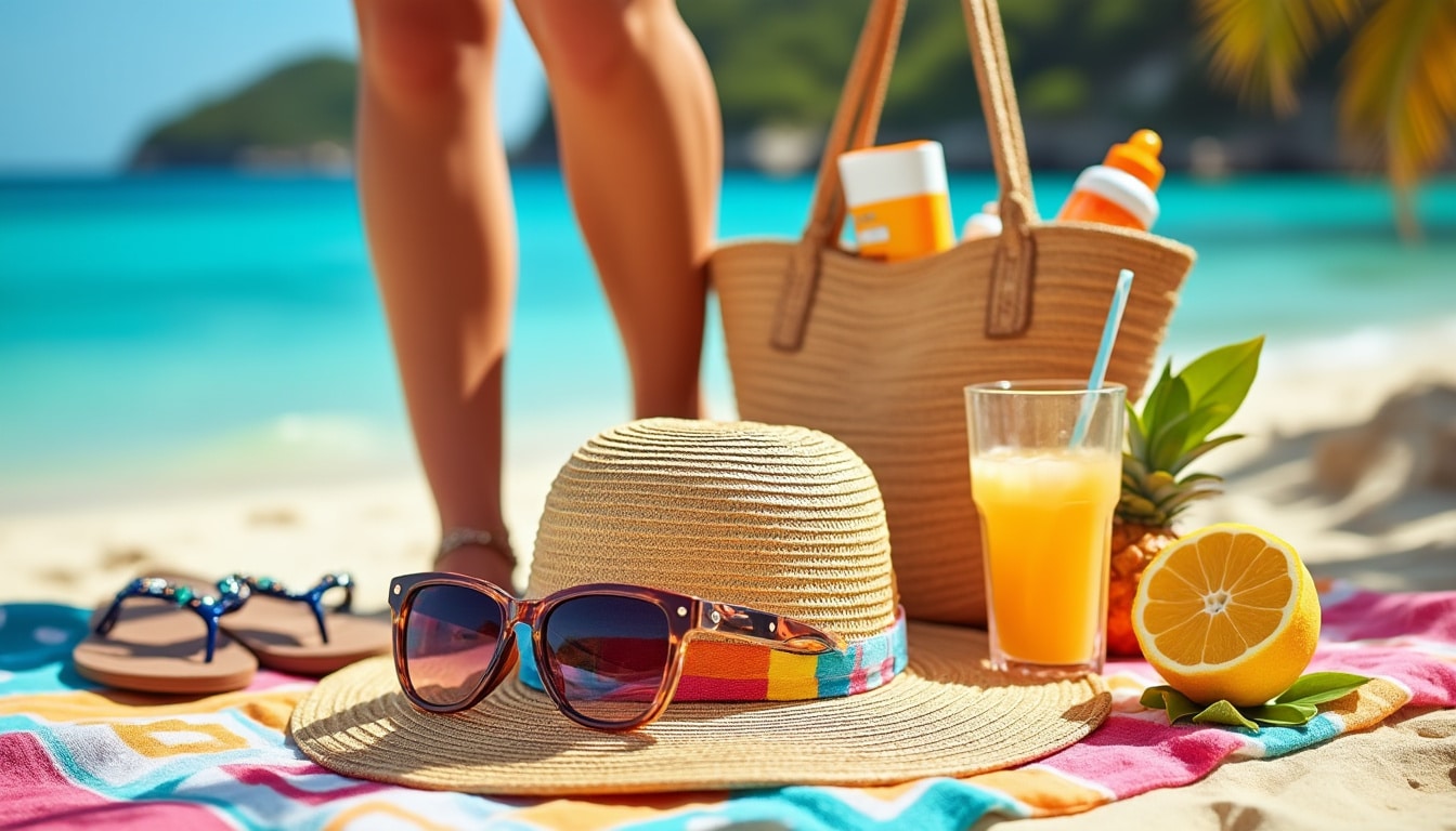découvrez les accessoires essentiels pour sublimer votre look de plage ! lunettes, chapeaux et sacs : adoptez les incontournables tendances pour un été stylé et élégant au bord de l’eau.